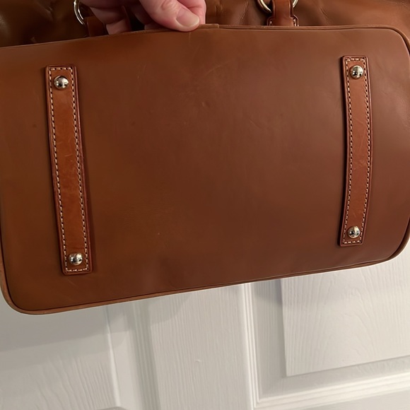 Dooney & Bourke soft leather tote with/Serial # - Picture 3 of 13